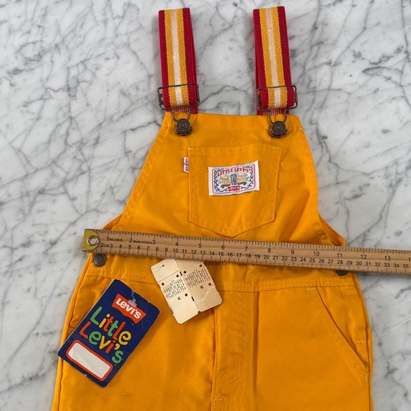 Deadstock NWT Little Levi's Kids Overalls Sz 5T retro 1970s - Picture 6 of 9